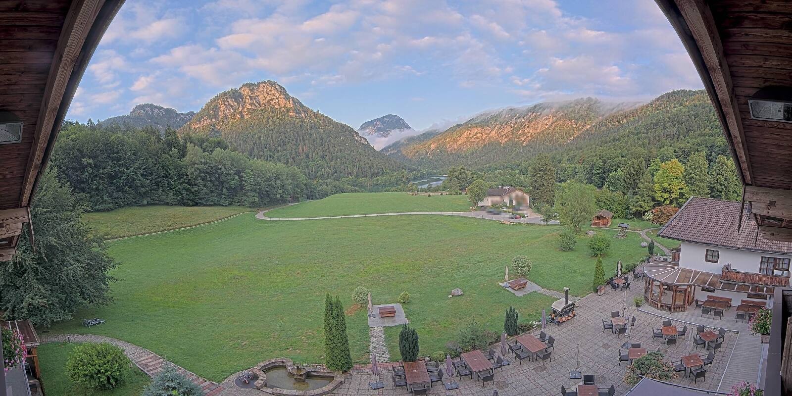 Archiv Foto Webcam Bad Reichenhall: Hotel Seeblick am Thumsee
