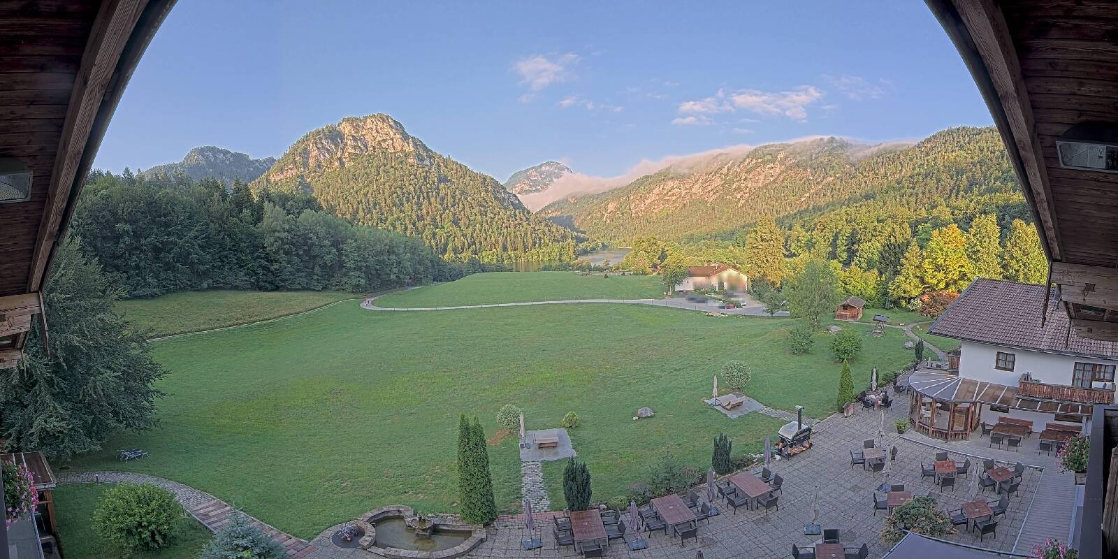 Archiv Foto Webcam Bad Reichenhall: Hotel Seeblick am Thumsee
