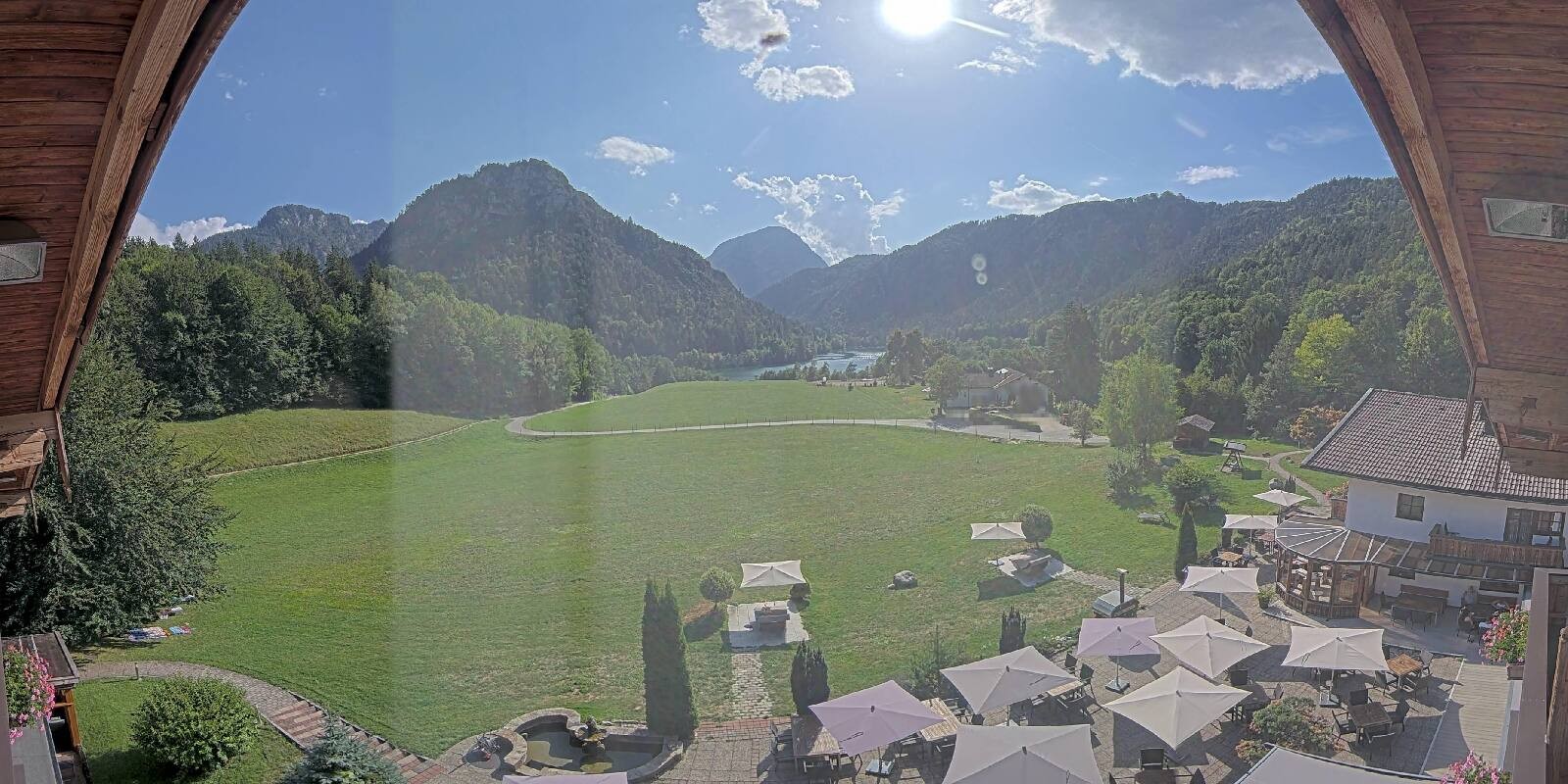 Archiv Foto Webcam Bad Reichenhall: Hotel Seeblick am Thumsee