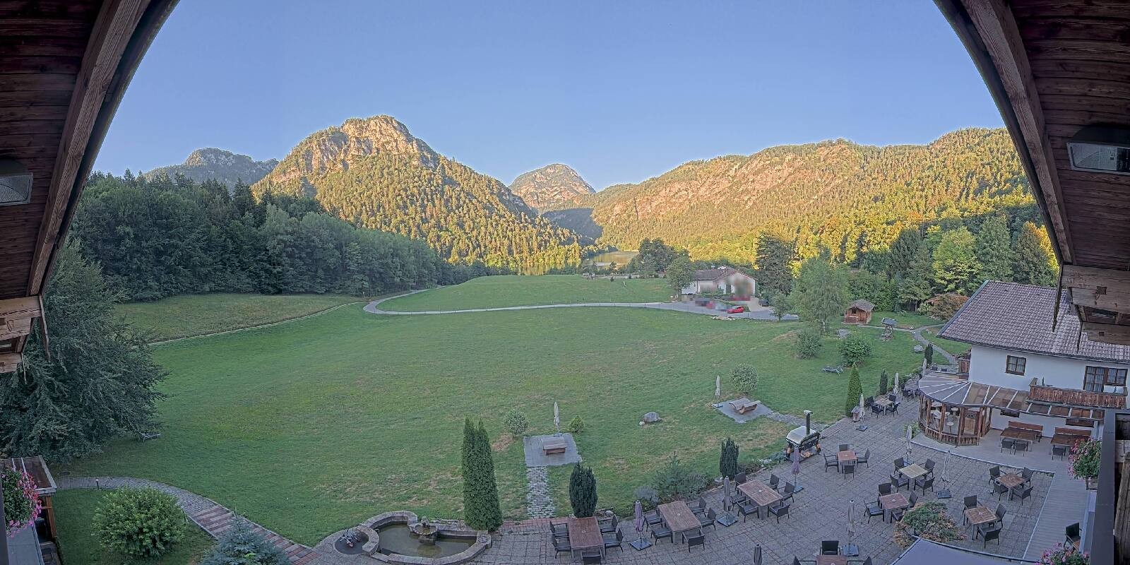 Archived image Webcam Bad Reichenhall - Hotel Seeblick at Lake Thumsee