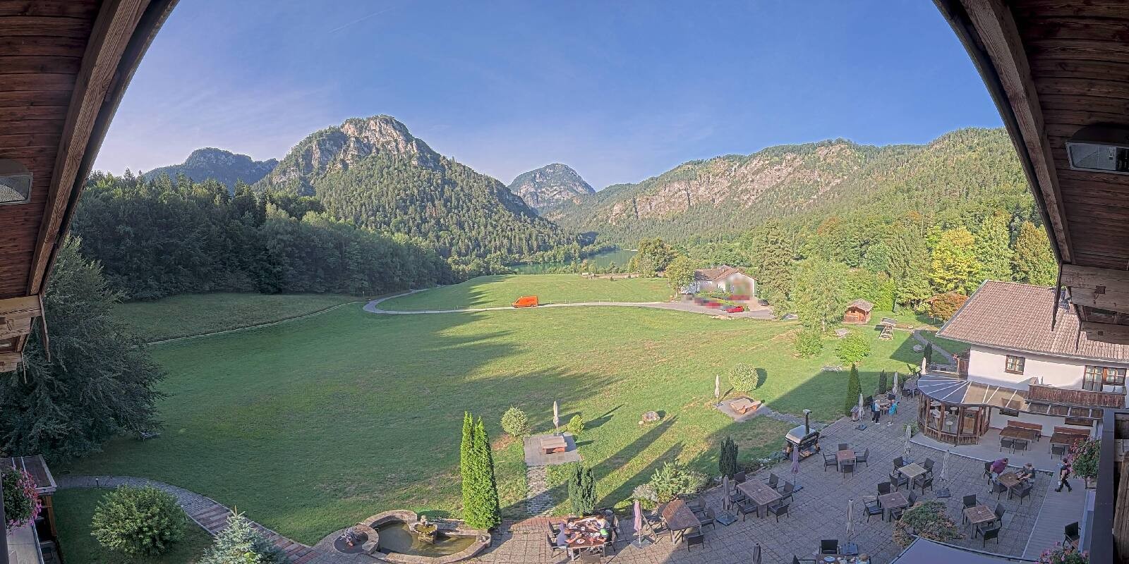 Archived image Webcam Bad Reichenhall - Hotel Seeblick at Lake Thumsee