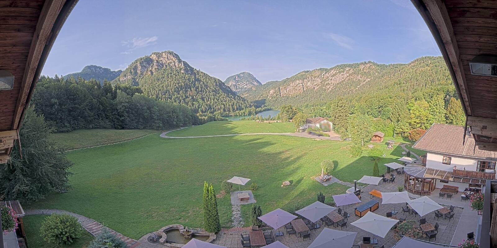 Archiv Foto Webcam Bad Reichenhall: Hotel Seeblick am Thumsee