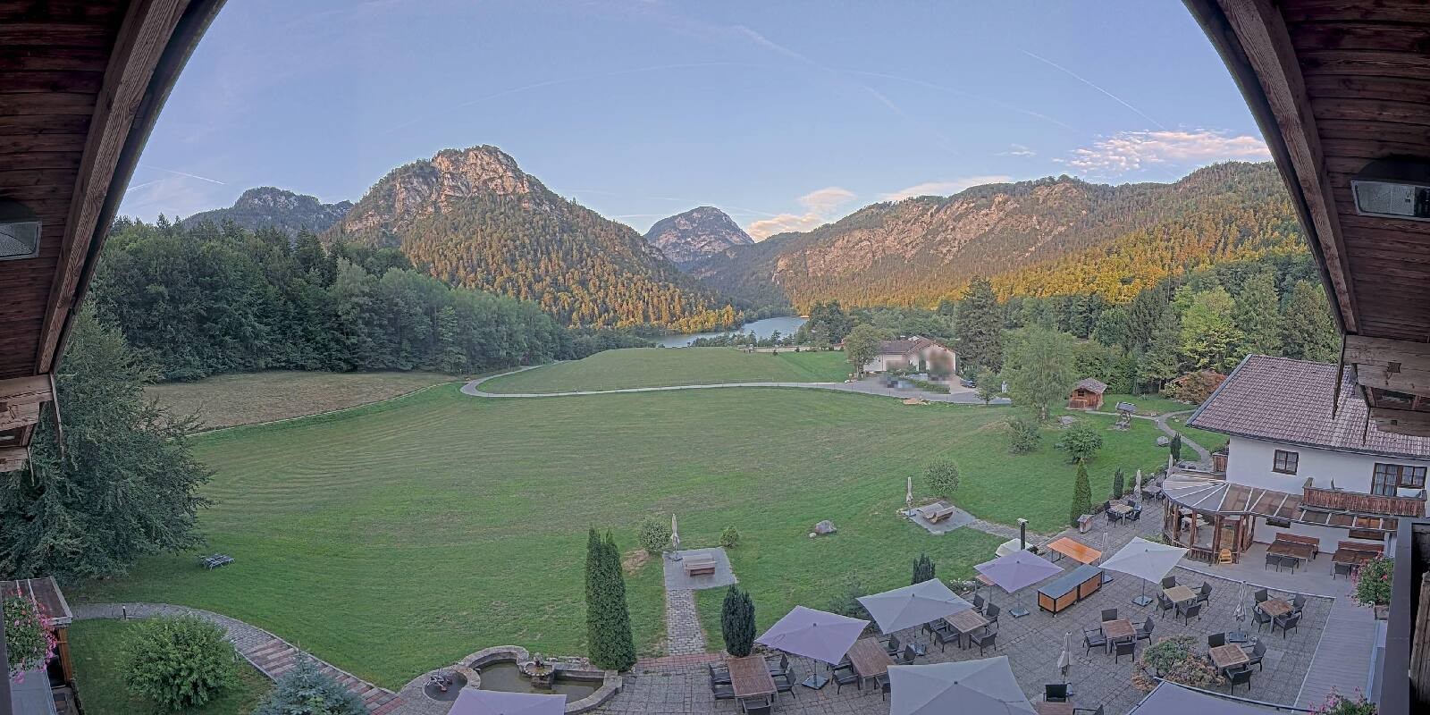Archiv Foto Webcam Bad Reichenhall: Hotel Seeblick am Thumsee
