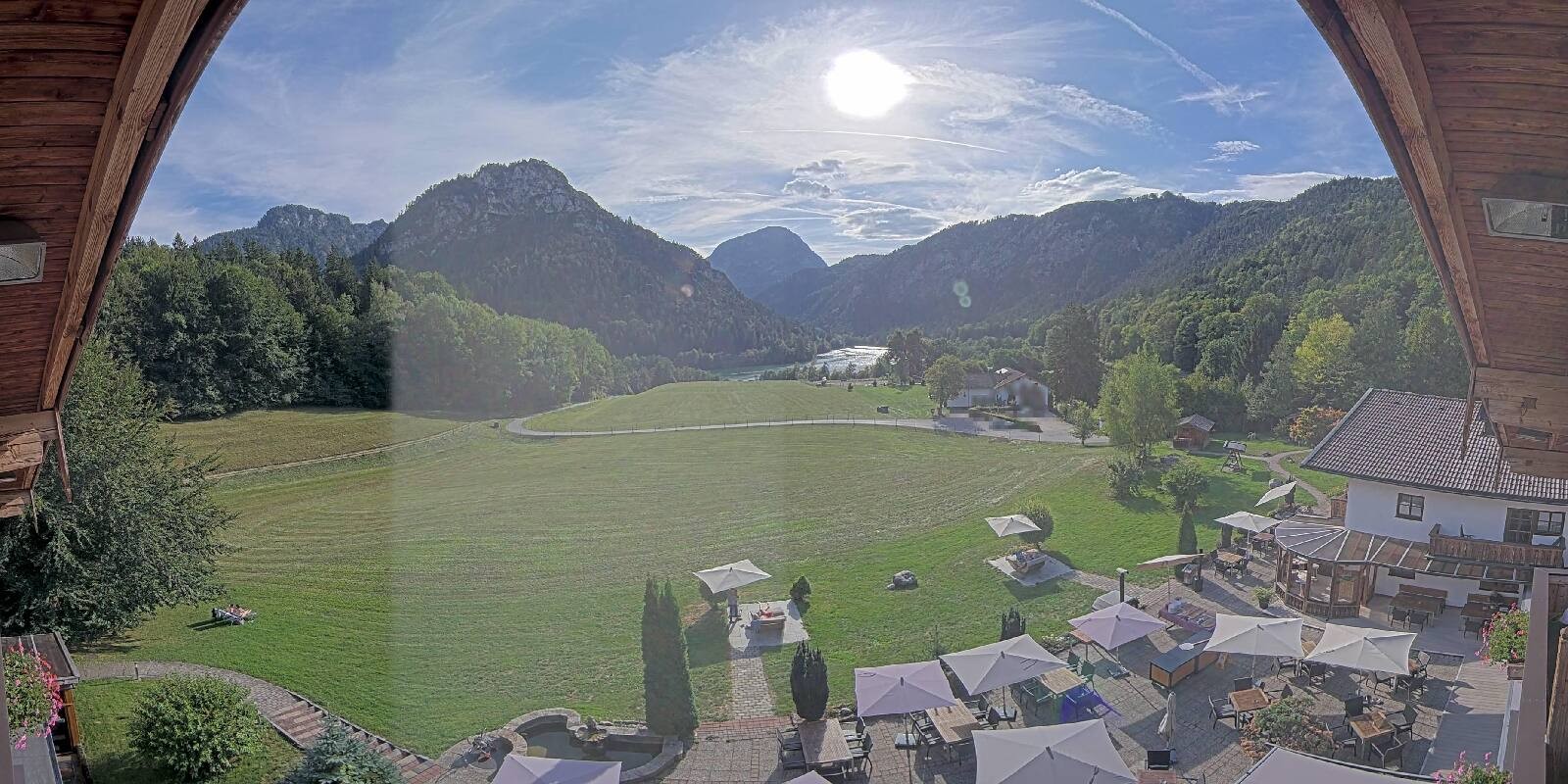 Archiv Foto Webcam Bad Reichenhall: Hotel Seeblick am Thumsee