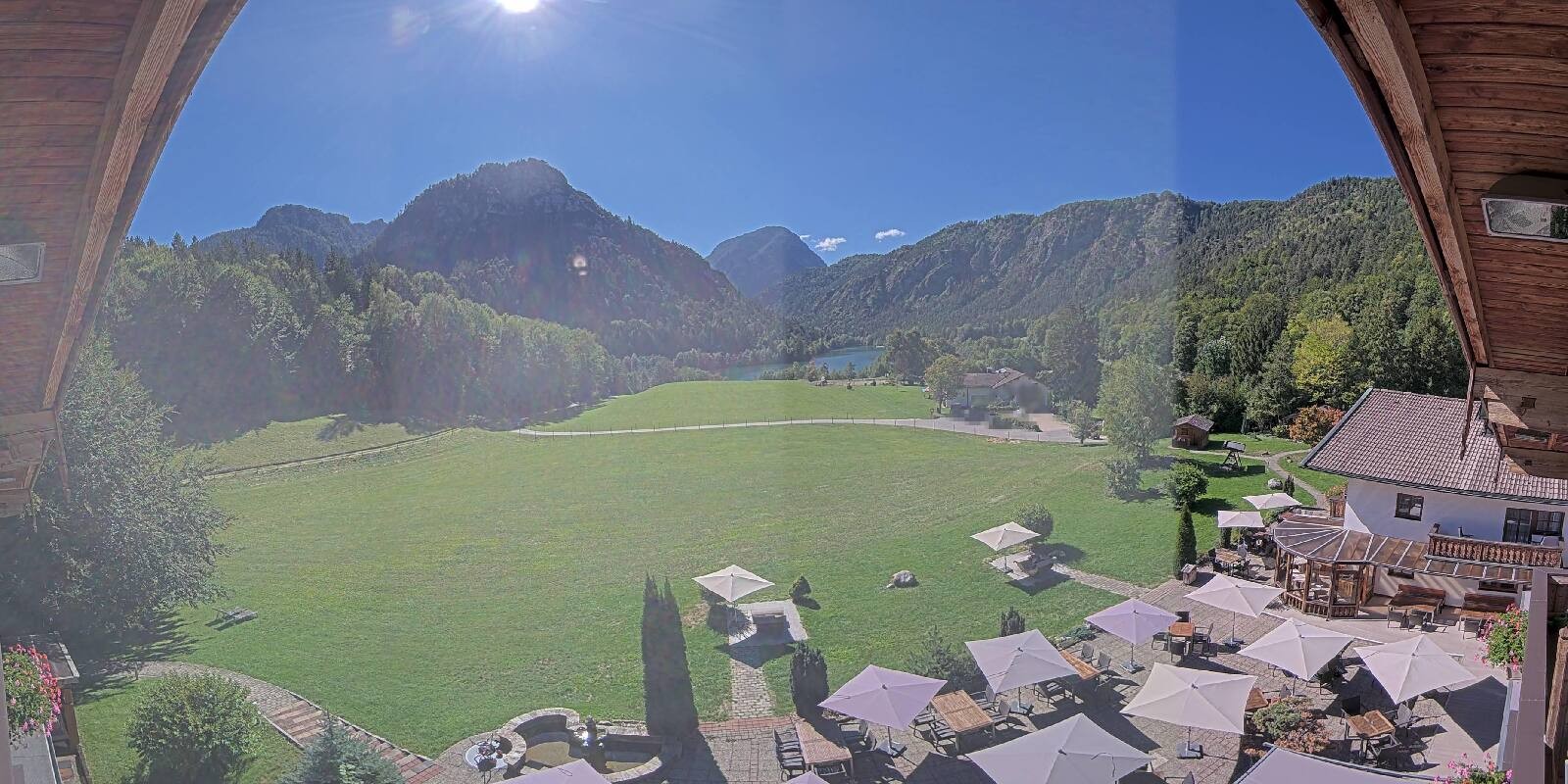 Archiv Foto Webcam Bad Reichenhall: Hotel Seeblick am Thumsee