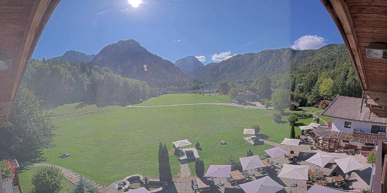 Archiv Foto Webcam Bad Reichenhall: Hotel Seeblick am Thumsee