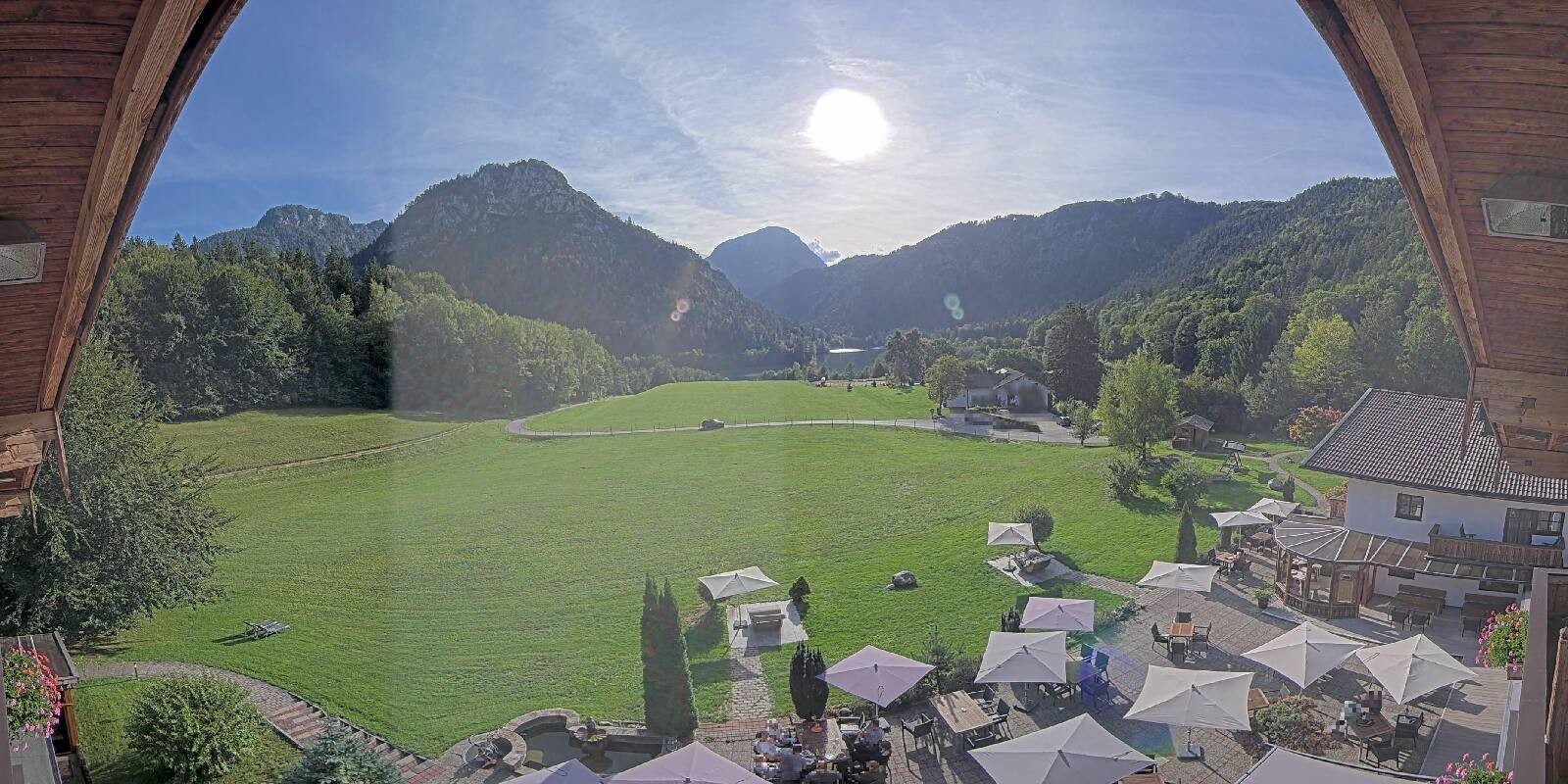 Archiv Foto Webcam Bad Reichenhall: Hotel Seeblick am Thumsee