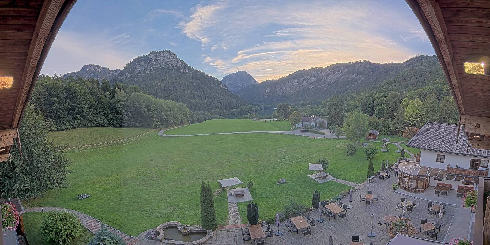 Archiv Foto Webcam Bad Reichenhall: Hotel Seeblick am Thumsee