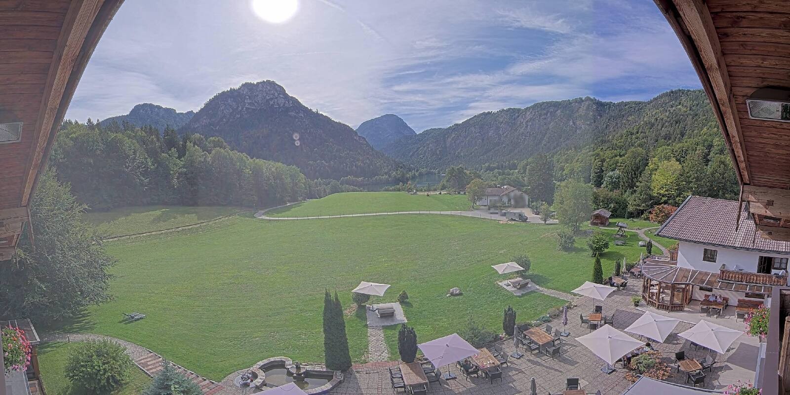 Archiv Foto Webcam Bad Reichenhall: Hotel Seeblick am Thumsee