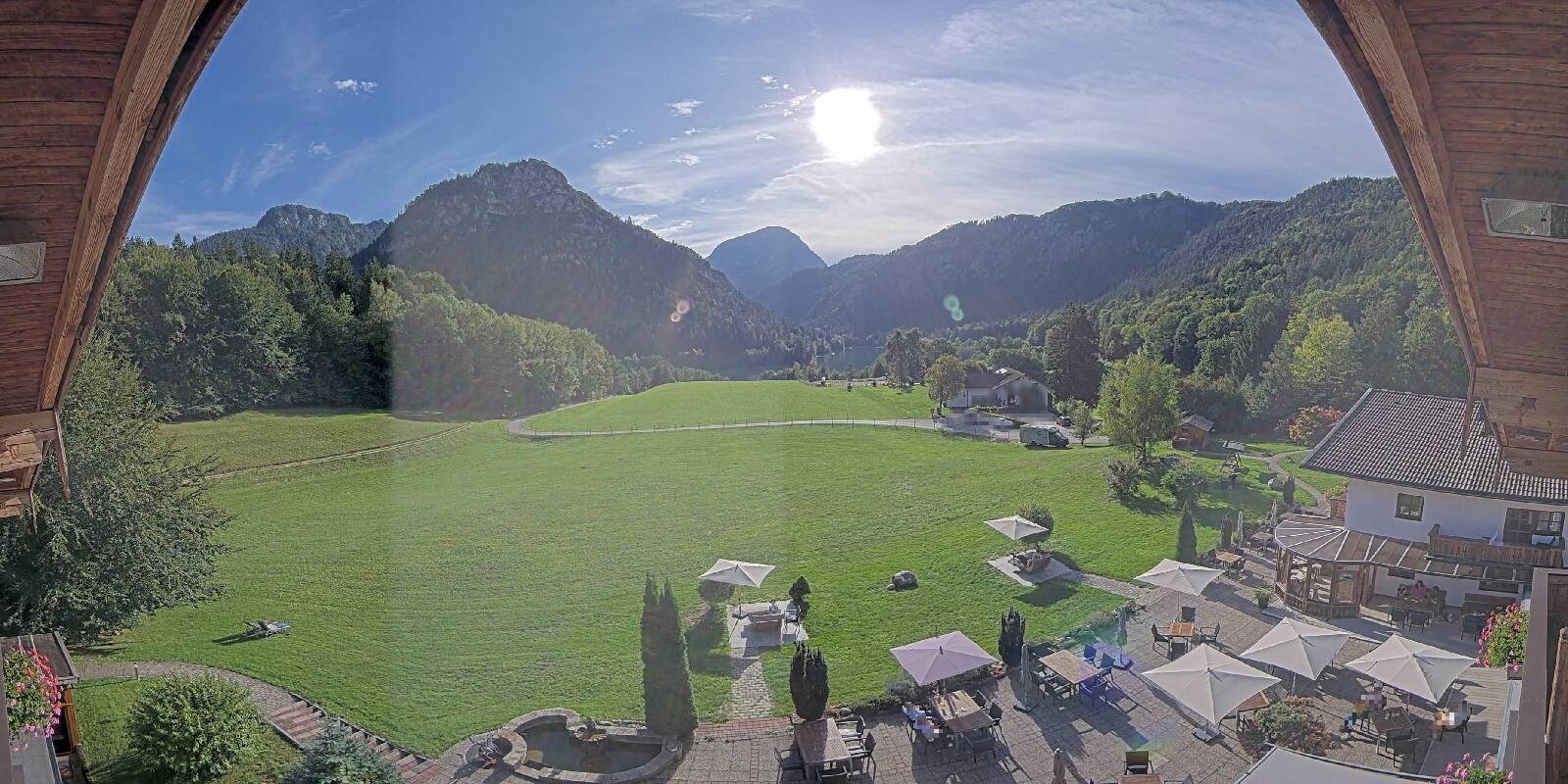 Archiv Foto Webcam Bad Reichenhall: Hotel Seeblick am Thumsee