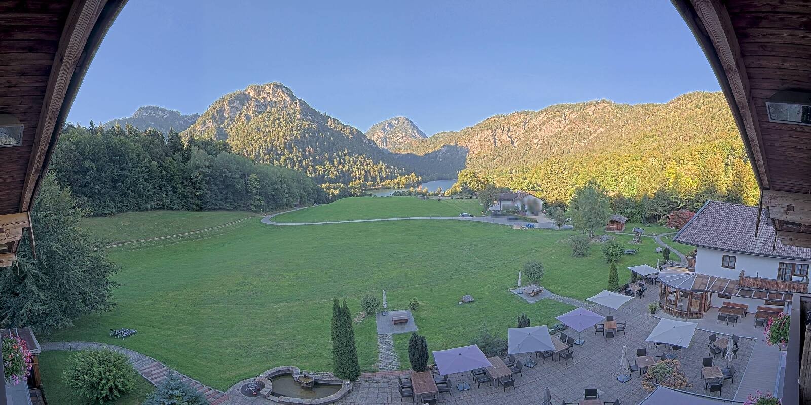 Archiv Foto Webcam Bad Reichenhall: Hotel Seeblick am Thumsee