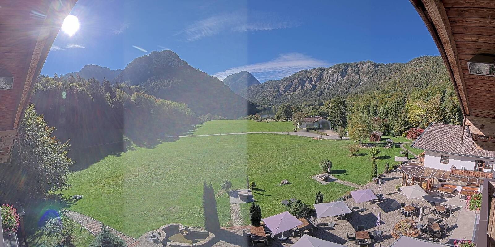 Archiv Foto Webcam Bad Reichenhall: Hotel Seeblick am Thumsee