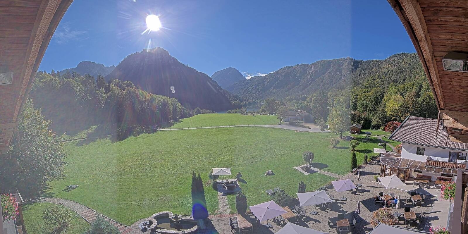 Archiv Foto Webcam Bad Reichenhall: Hotel Seeblick am Thumsee