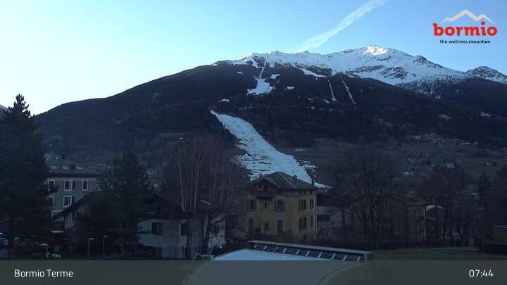 Archiv Foto Webcam Bormio: Ausblick von der Therme