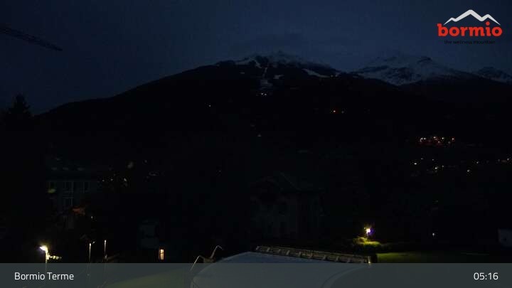 Archiv Foto Webcam Bormio: Ausblick von der Therme