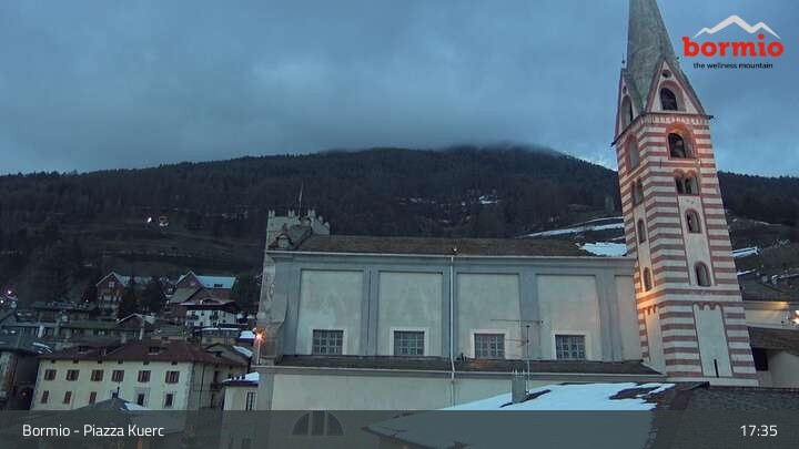 Archiv Foto Webcam Bormio: Stadtzentrum