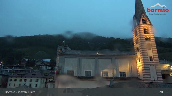 Archiv Foto Webcam Bormio: Stadtzentrum