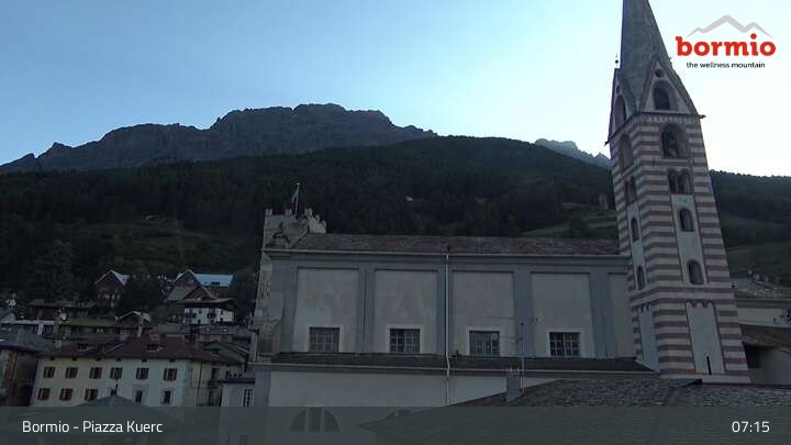 Archiv Foto Webcam Bormio: Stadtzentrum