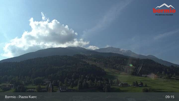 Archiv Foto Webcam Bormio: Stadtzentrum