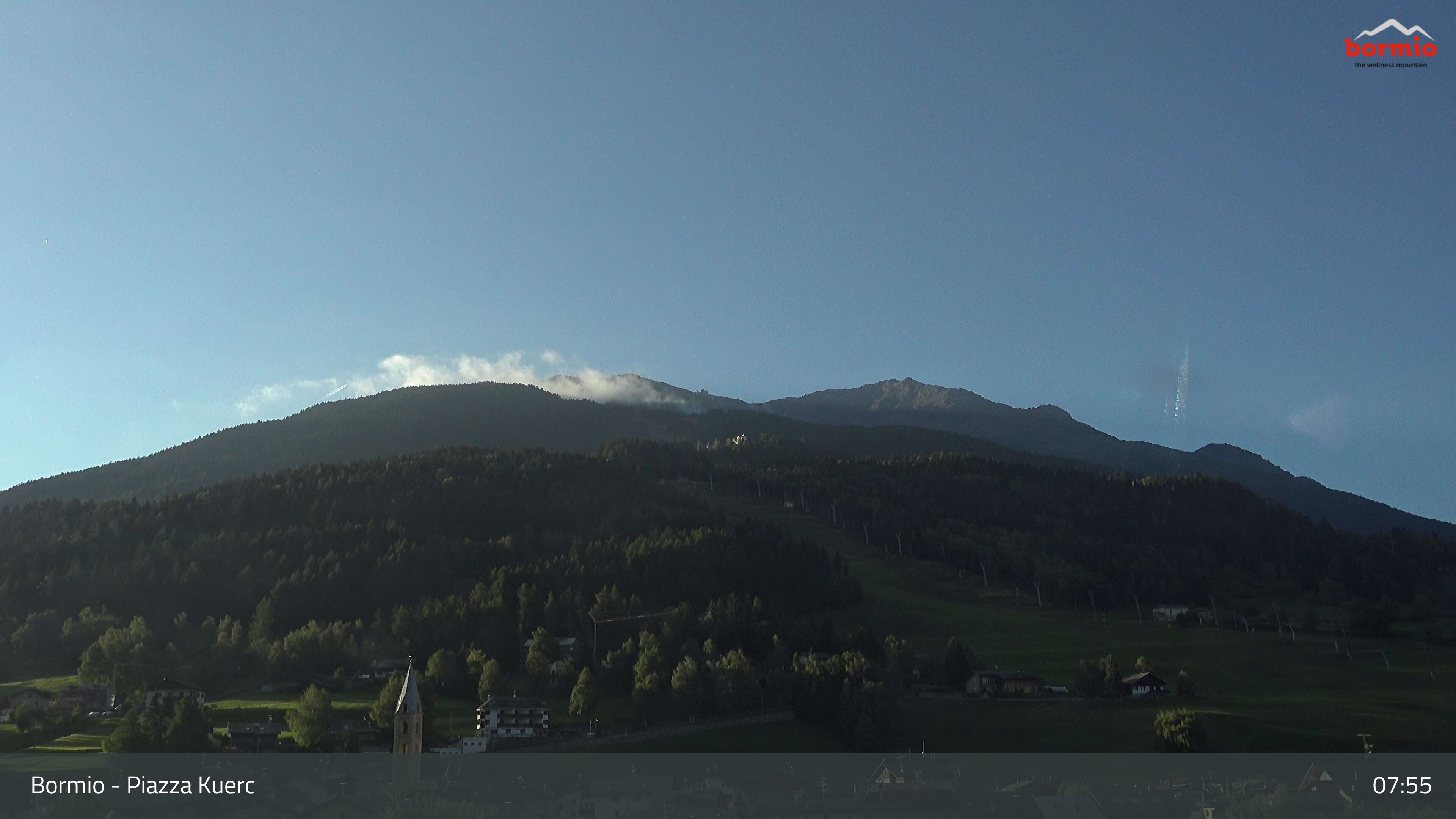 Archiv Foto Webcam Bormio: Stadtzentrum