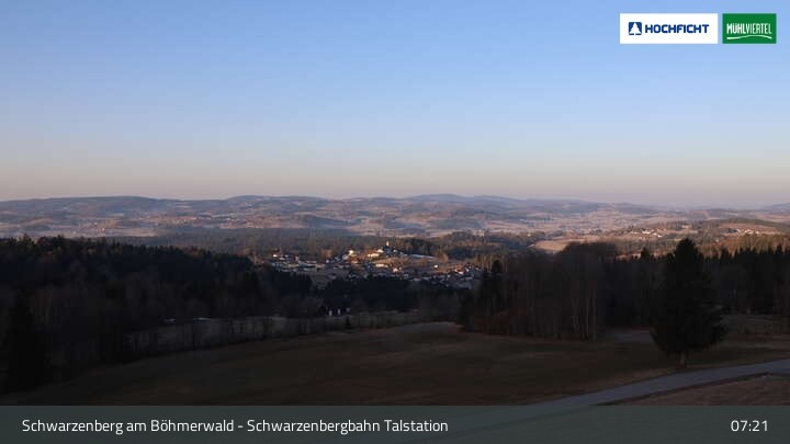 Archiv Foto Webcam Schwarzenberg im Böhmerwald