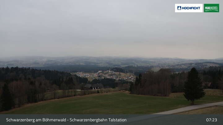 Archiv Foto Webcam Schwarzenberg im Böhmerwald