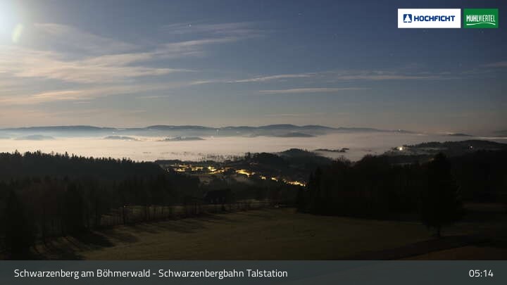 Archiv Foto Webcam Schwarzenberg im Böhmerwald