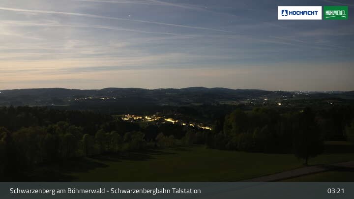 Archiv Foto Webcam Schwarzenberg im Böhmerwald