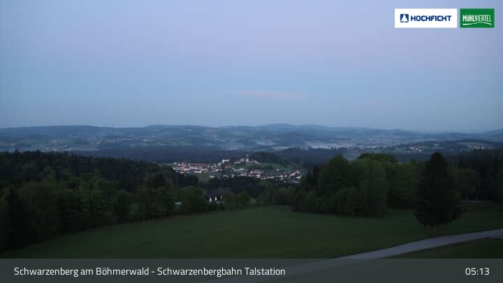 Archiv Foto Webcam Schwarzenberg im Böhmerwald