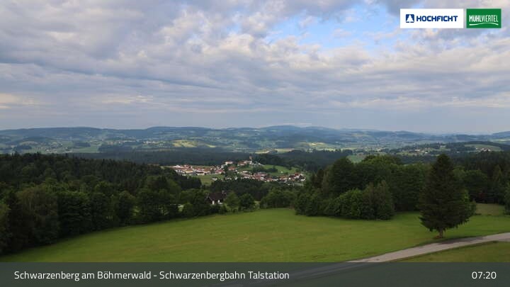 Archiv Foto Webcam Schwarzenberg im Böhmerwald