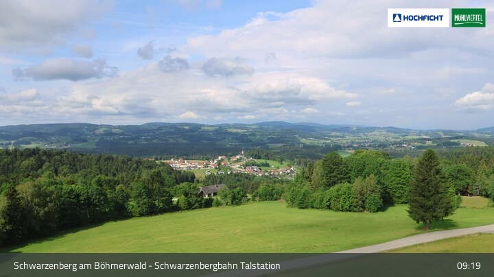 Archiv Foto Webcam Schwarzenberg im Böhmerwald