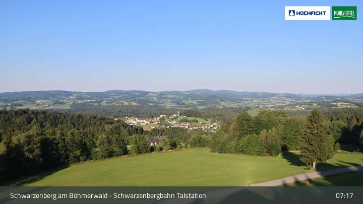 Archiv Foto Webcam Schwarzenberg im Böhmerwald