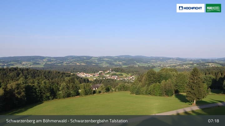 Archiv Foto Webcam Schwarzenberg im Böhmerwald