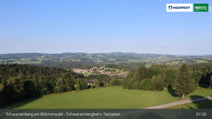Archiv Foto Webcam Schwarzenberg im Böhmerwald