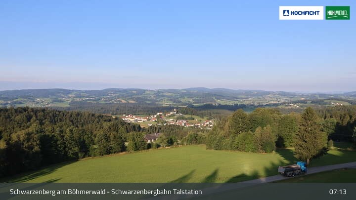 Archiv Foto Webcam Schwarzenberg im Böhmerwald