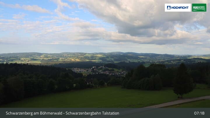 Archiv Foto Webcam Schwarzenberg im Böhmerwald