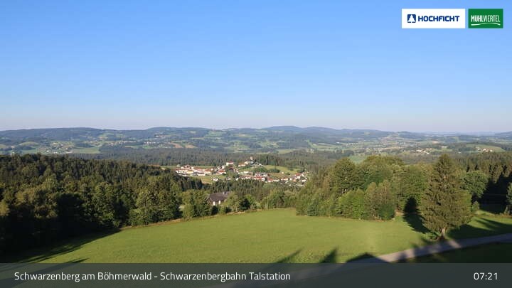 Archiv Foto Webcam Schwarzenberg im Böhmerwald