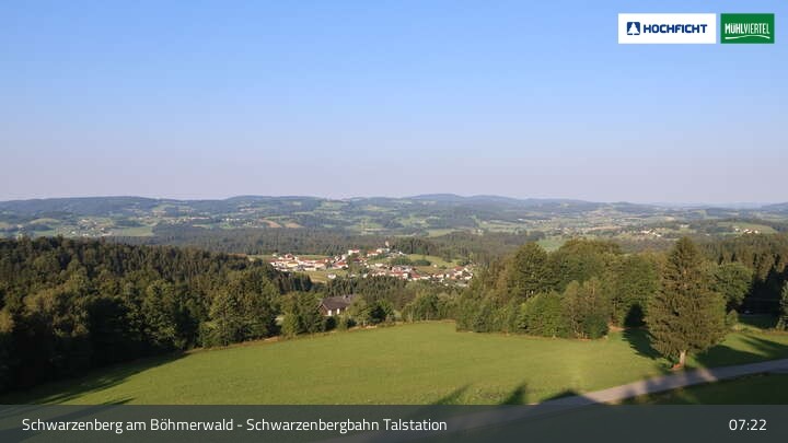 Archiv Foto Webcam Schwarzenberg im Böhmerwald