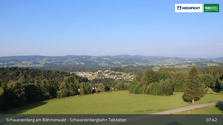 Archiv Foto Webcam Schwarzenberg im Böhmerwald
