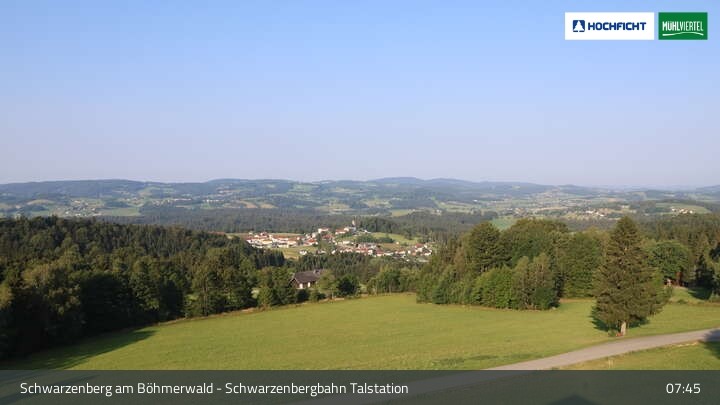 Archiv Foto Webcam Schwarzenberg im Böhmerwald
