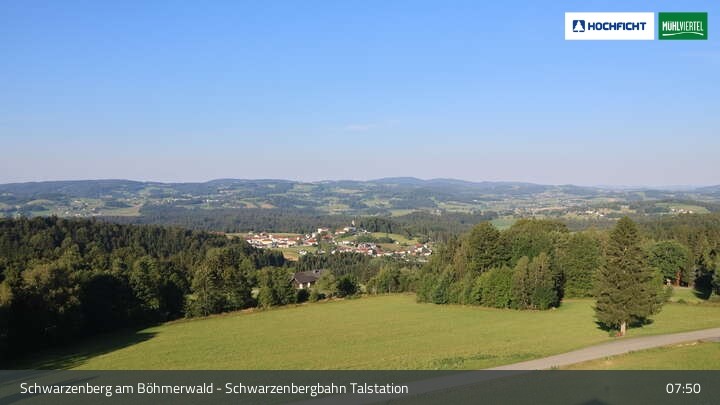 Archiv Foto Webcam Schwarzenberg im Böhmerwald