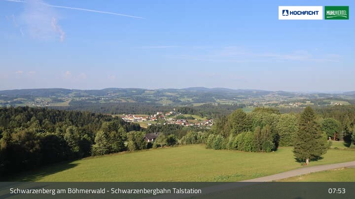 Archiv Foto Webcam Schwarzenberg im Böhmerwald
