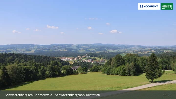 Archiv Foto Webcam Schwarzenberg im Böhmerwald