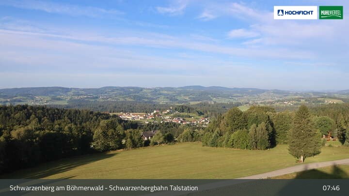 Archiv Foto Webcam Schwarzenberg im Böhmerwald