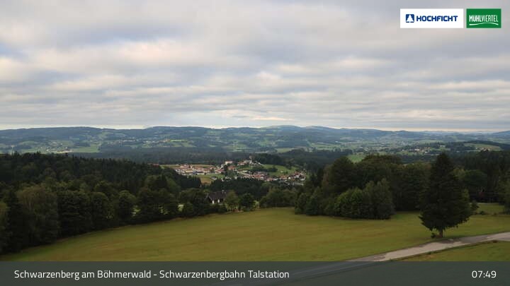 Archiv Foto Webcam Schwarzenberg im Böhmerwald