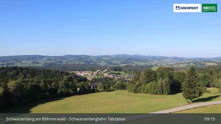 Archiv Foto Webcam Schwarzenberg im Böhmerwald