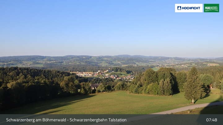 Archiv Foto Webcam Schwarzenberg im Böhmerwald
