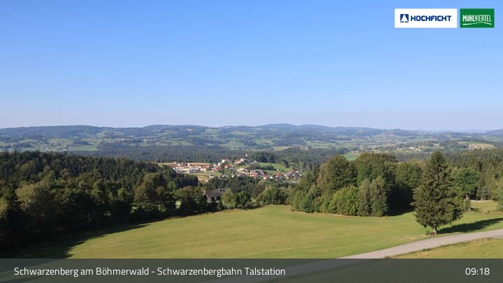 Archiv Foto Webcam Schwarzenberg im Böhmerwald