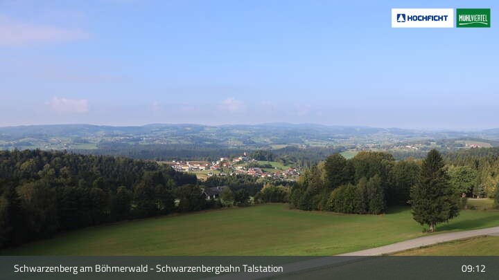 Archiv Foto Webcam Schwarzenberg im Böhmerwald