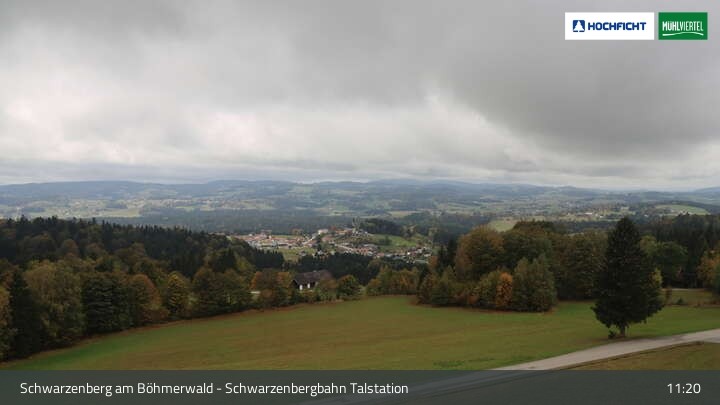 Archiv Foto Webcam Schwarzenberg im Böhmerwald